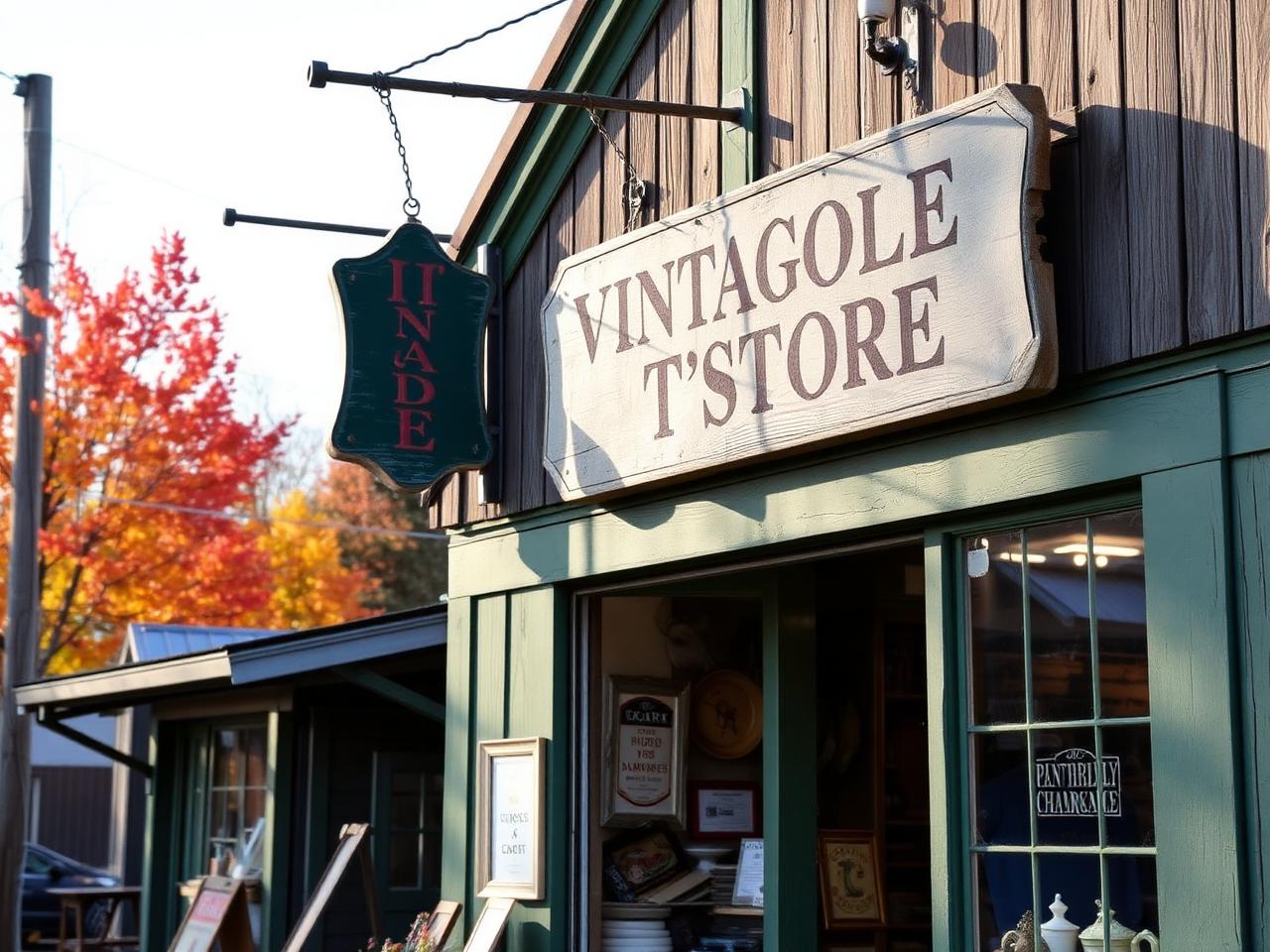 Thrifting New England storefront